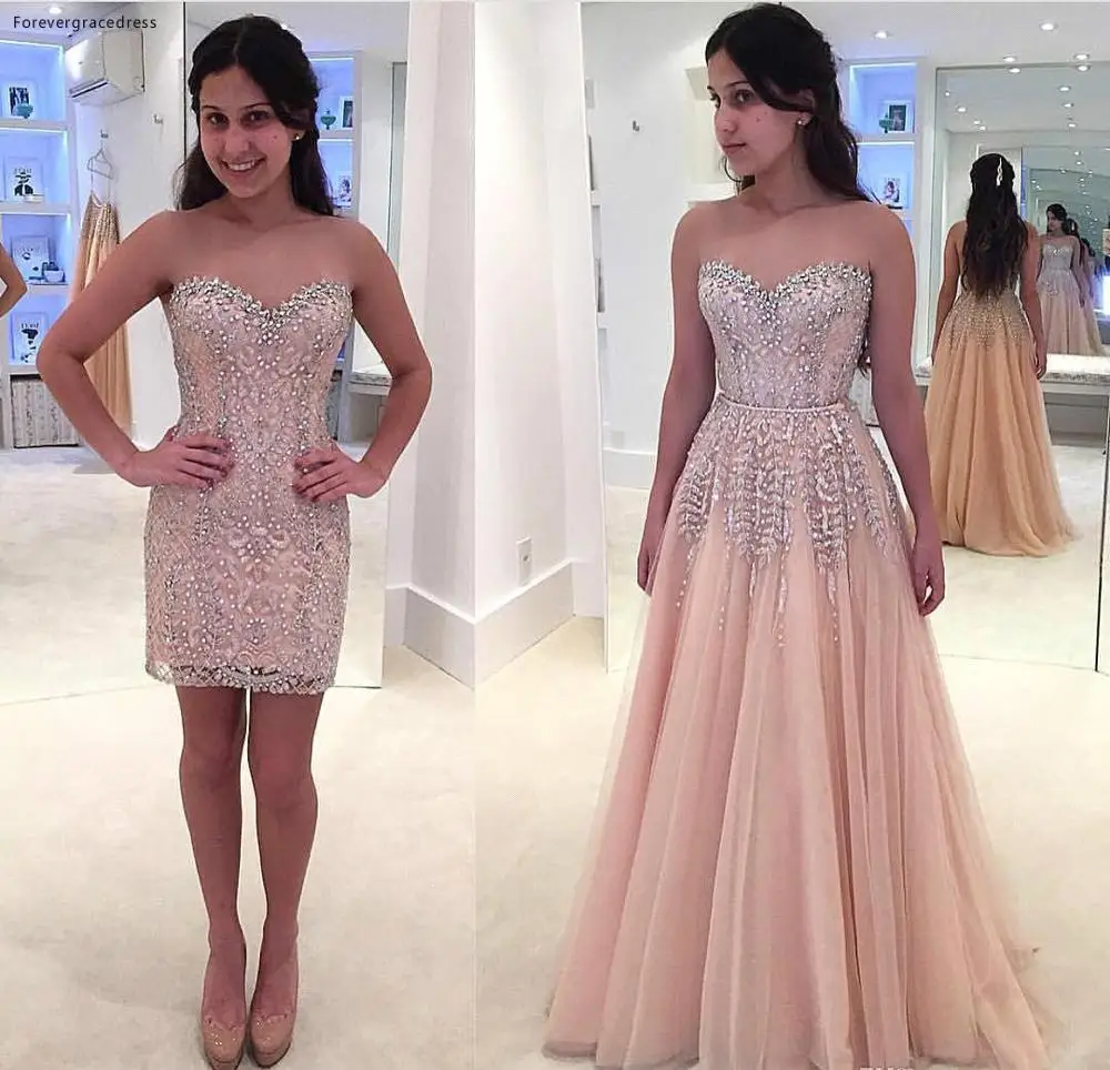 Высокое качество розовые отстегивающиеся вечерние платья 2019 Новое поступление