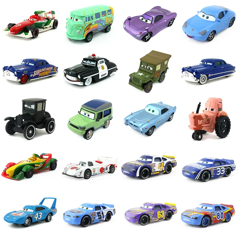 Disney Pixar Cars 2 3 Jackson Storm Doc Hudson Mater трактор King 1:55 литая под давлением металлическая модель автомобиля подарок на день рождения для мальчиков детей
