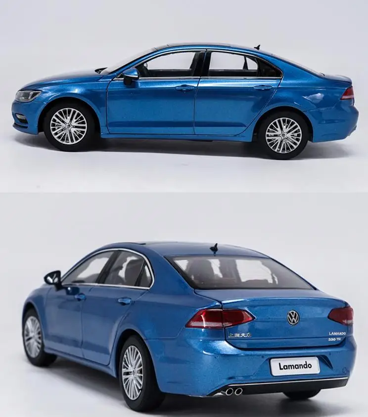 Высокая имитация Volkswagen Lamando GTS модель автомобиля 1:18 передовая Коллекция игрушечных автомобилей из сплава, литая металлическая модель