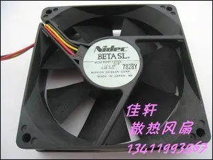 Оригинальный охлаждающий вентилятор NIDEC хорошего качества 9 см 9225 дюйма 12 В а D09T