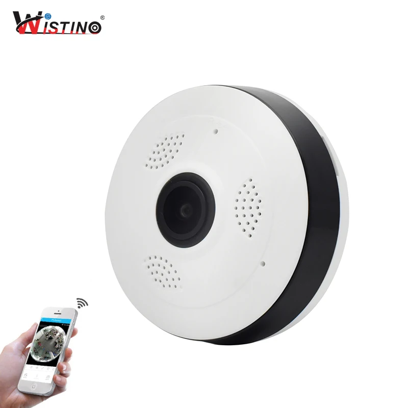 Wistino CCTV HD 960 P wifi ip камера сигнализация Беспроводная VR панорамная рыбий глаз 360