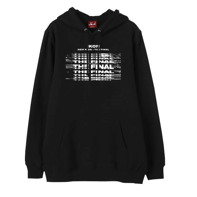 Kpop/альбом Ikon новая детская толстовка с принтом флисовая/тонкая унисекс свободный