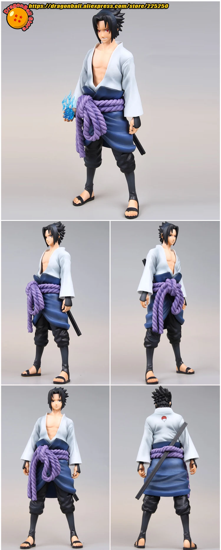 Японское аниме "NARUTO Shippuden" оригинальная коллекция Banpresto Grandista Shinobi Relations-UCHIHA SASUKE