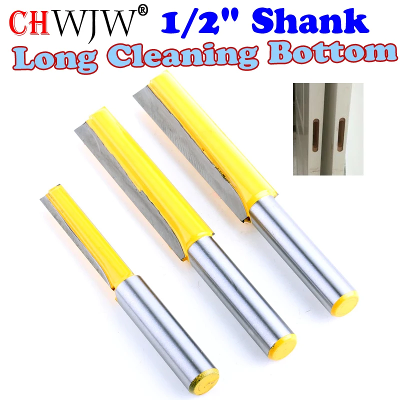 Фреза с длинным хвостовиком 1/2 дюйма 1 шт.|cleaning bottom router bit|cleaning bitrouter bit |