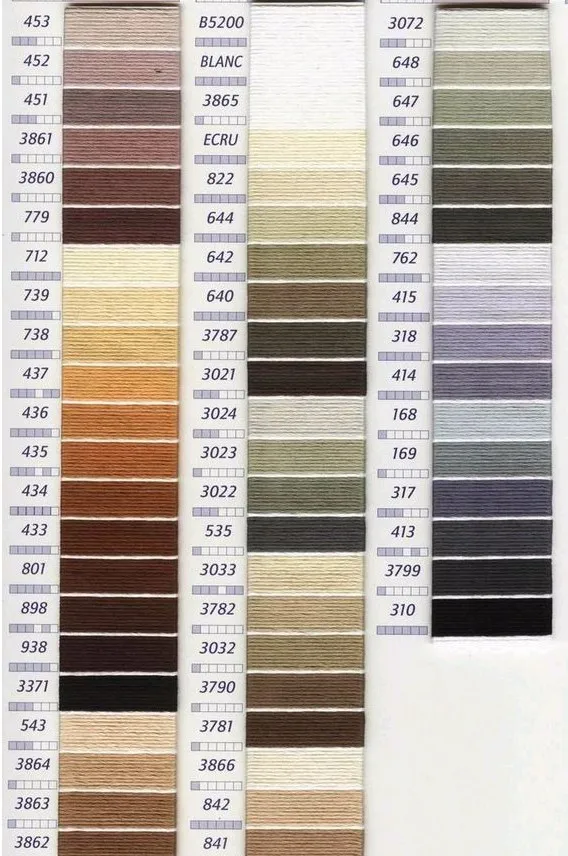 Оригинальная нить DMC для вышивки крестиком крестом 8 7 ярдов длинные 6 нитей 2017 oneroom