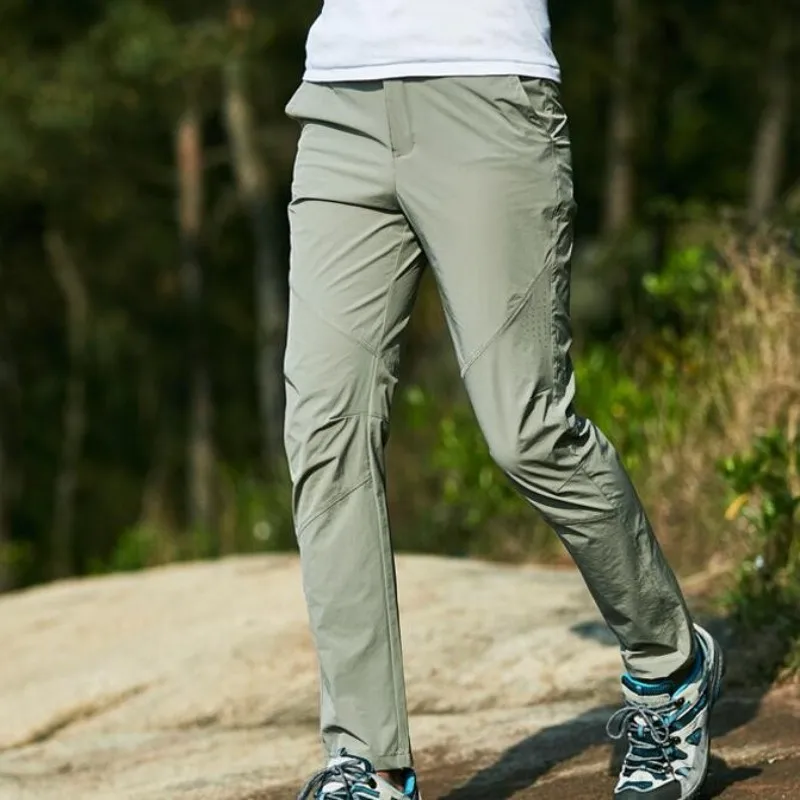 2021 летние дышащие Slim Fit эластичный флисовая Спортивные штаны для Для мужчин