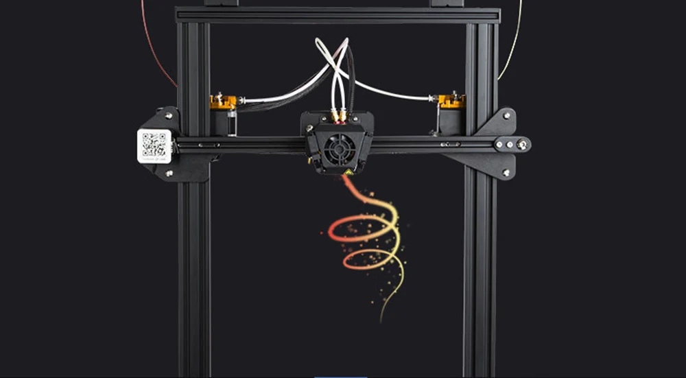 Горячая CREALITY CR-X 3D-принтер, многоцветная печать, Набор для творчества, сенсорный экран, двойной охлаждающий веер, 3D-принтер