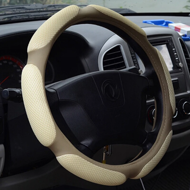 3D автостайлинг чехол рулевого колеса автомобиля бутерброды спортивного типа 38