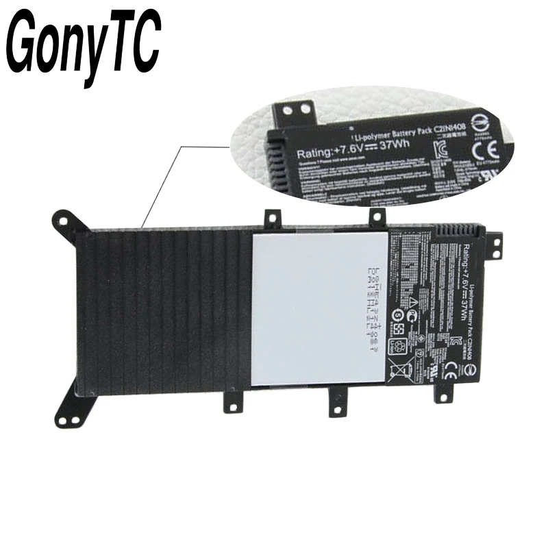 Оригинальный Новый C21N1408 Аккумулятор для ноутбука ASUS VivoBook 4000 MX555 V555LB Series 7 6 V 37WH |