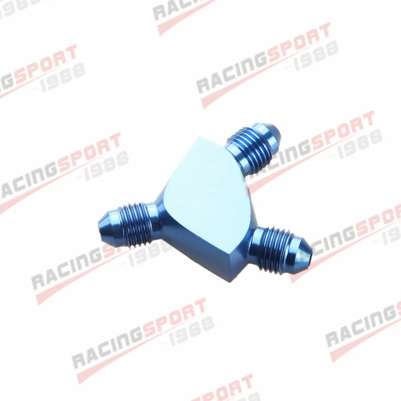 AN 3 X 3AN AN3 Y блок адаптер алюминиевый черный/синий|adapter fitting|an fittingsfitting an |