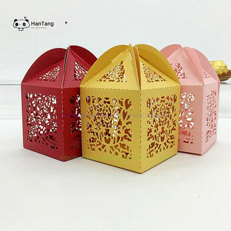 50 шт. изысканная коробка для конфет свадебного банкета романтическое свадебное