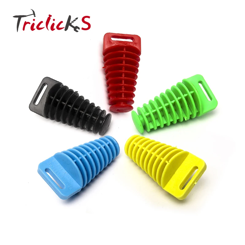 Трехтактный глушитель для мотоцикла или квадроцикла, 5 цветов, 42x27 мм