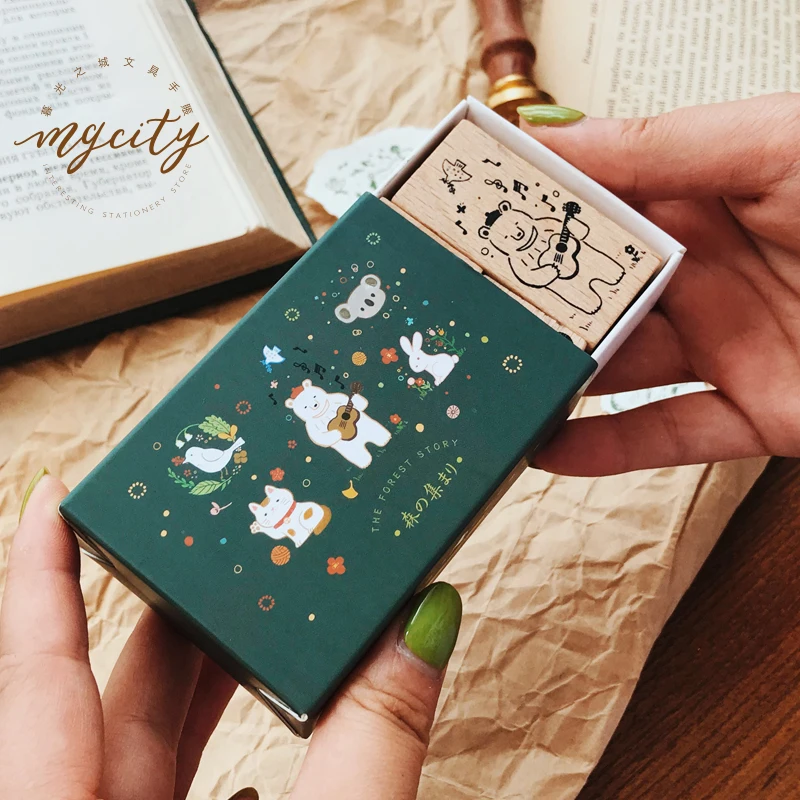 5 шт./кор. Forest Story/Диета/цветок растение свадебная брошь Винтаж печать штемпели
