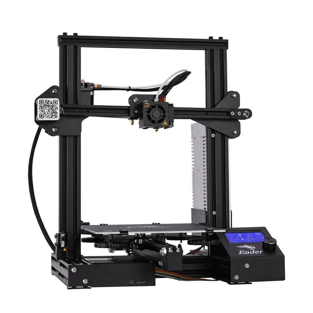 Ender-3 3D принтер DIY набор большой размер печати Prusa принтер 3D Ender 3/Ender-3X продолжением печати мощность 110 Горячая кровать 220*220*250