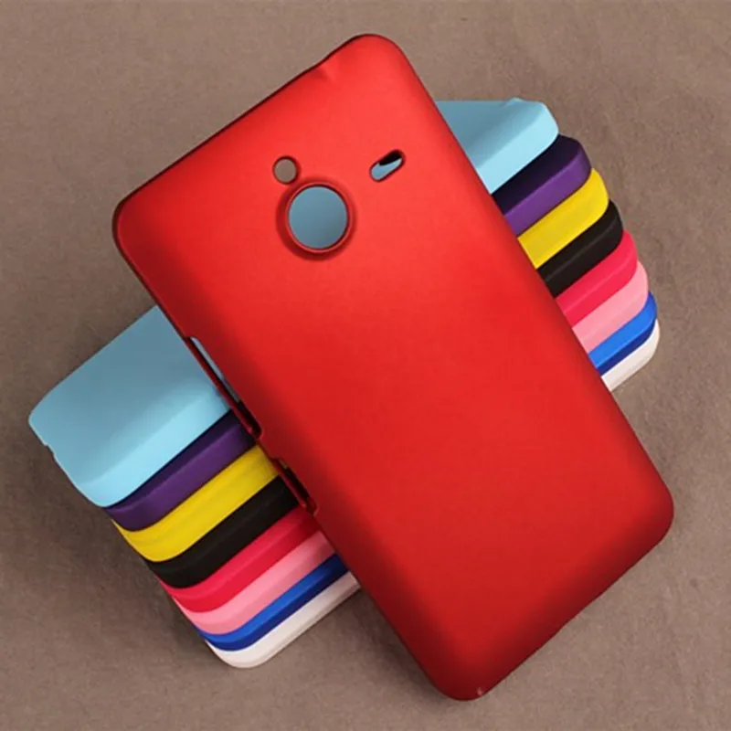 Роскошный Ультратонкий резиновый матовый жесткий чехол для microsoft Lumia 640 XL 950 950 XL задняя крышка для телефона Funda Capa - Цвет: Красный