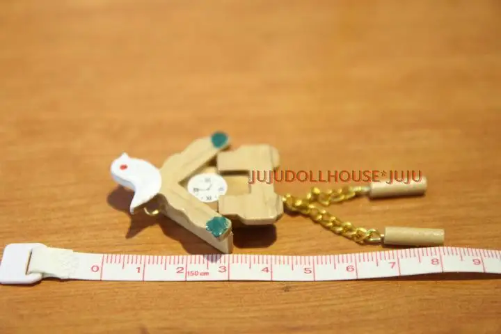 Мини кукольный домик Siwan сцена из глины MINI-модель деревянный колокольчик птица |