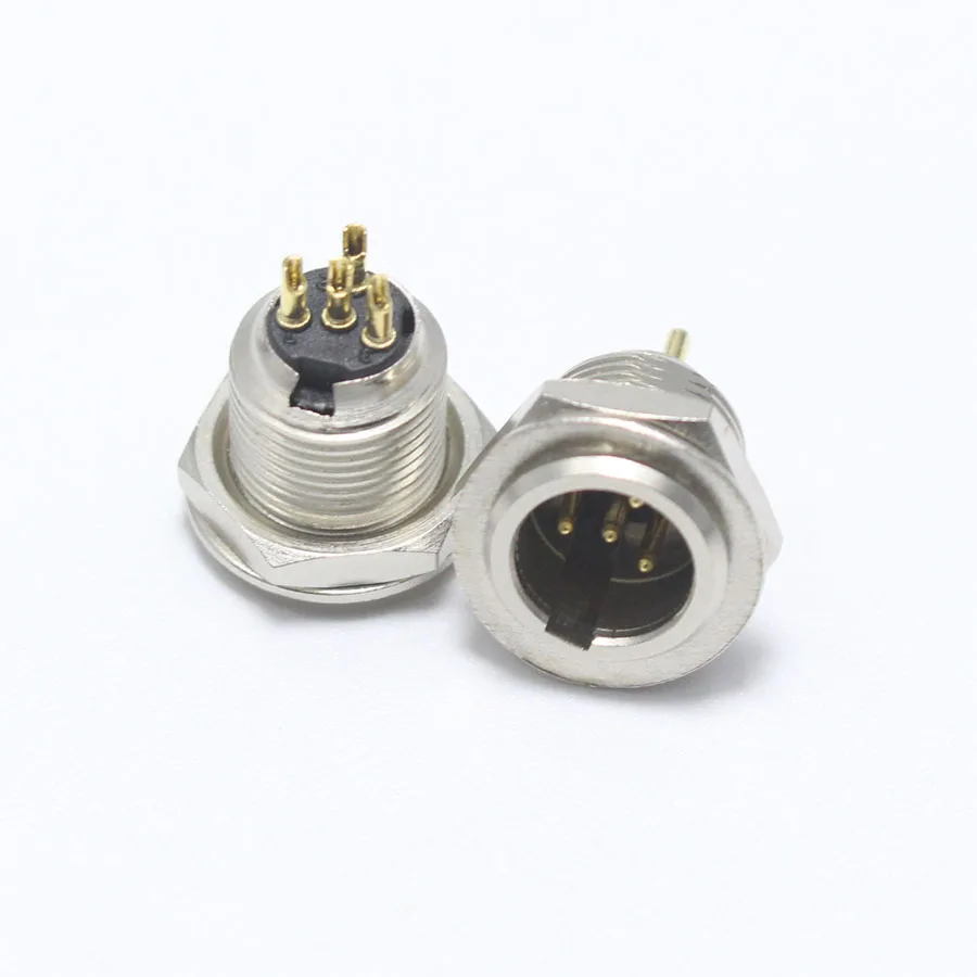 EClyxun 10 шт. Высокое качество Мини XLR 3Pin 4Pin 5Pin 6Pin штекер Шасси Панель Разъем