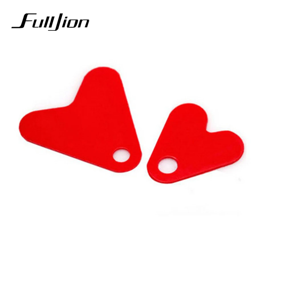 Fulljion 100 шт./лот пластиковый рыбий хвост для Блесен блесток форель ложка рыболовные приманки Красное сердце с блестками притягивающие рыбы Pesca