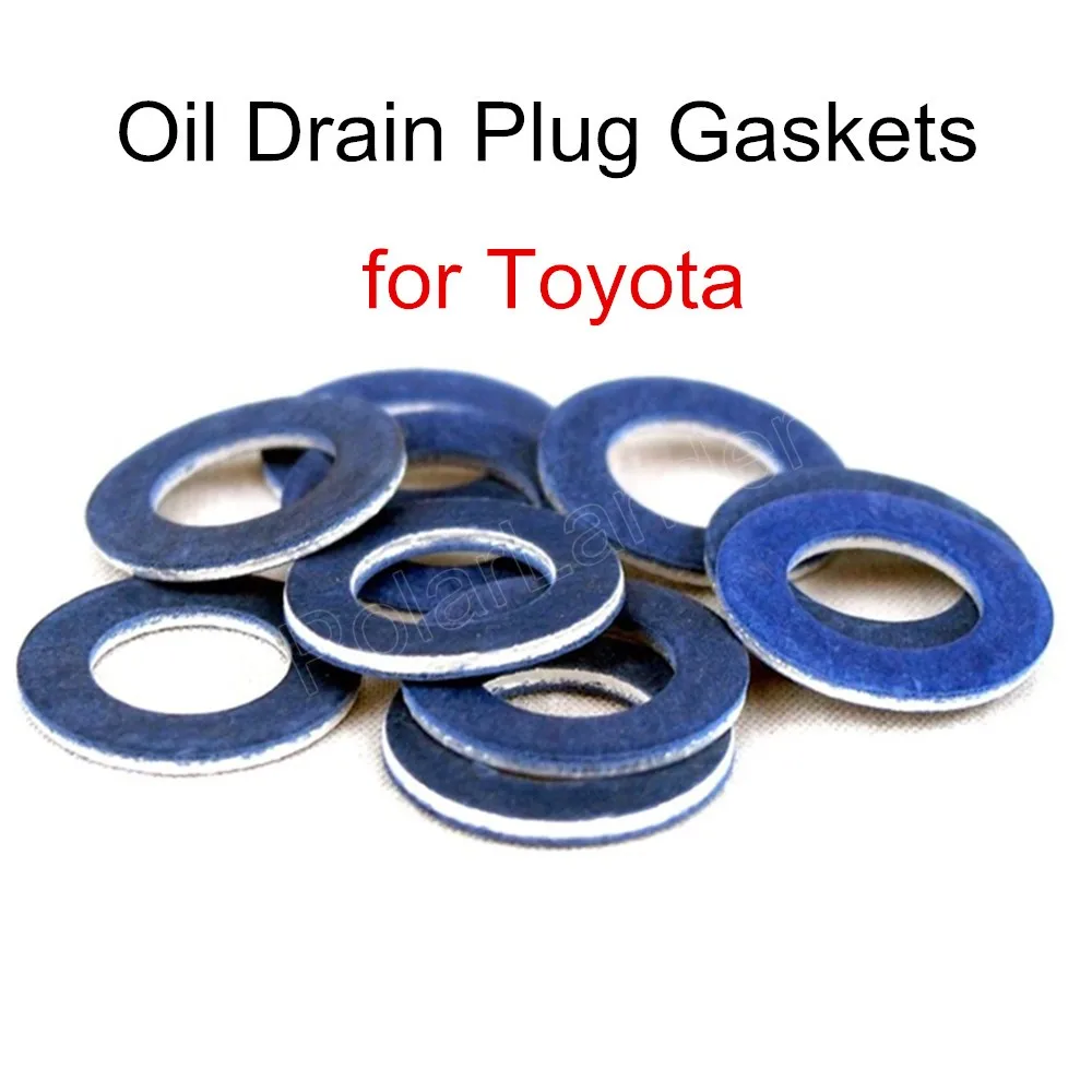 best selling New 10PCS Oil Drain Plug Crush Washer Gasket For TOYOTA LEXUS PART NUMBER 90430-12031 | Автомобили и мотоциклы