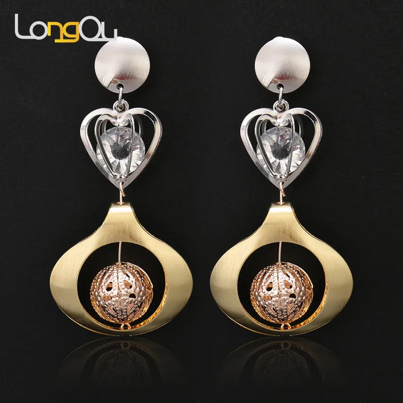 Longqu 2019 модные золотистые серьги-подвески серьги золотые розовые яркие подвески