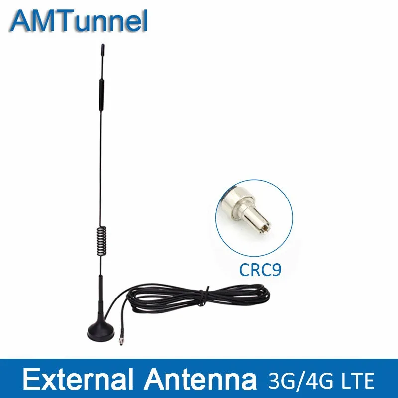 

3G 4G LTE Антенна CRC9 MiMo антенна 12 дБи модем внешняя антенна с 3 м магнитная антенна для 3G 4G Huawei E3372 роутеры модемы