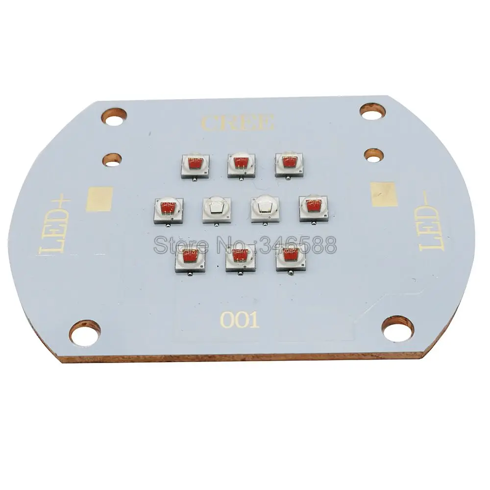 Cree XLamp XPE2 XP E2 30 Вт Светодиодный ная лампочсветильник красный 8 шт. + синий 2