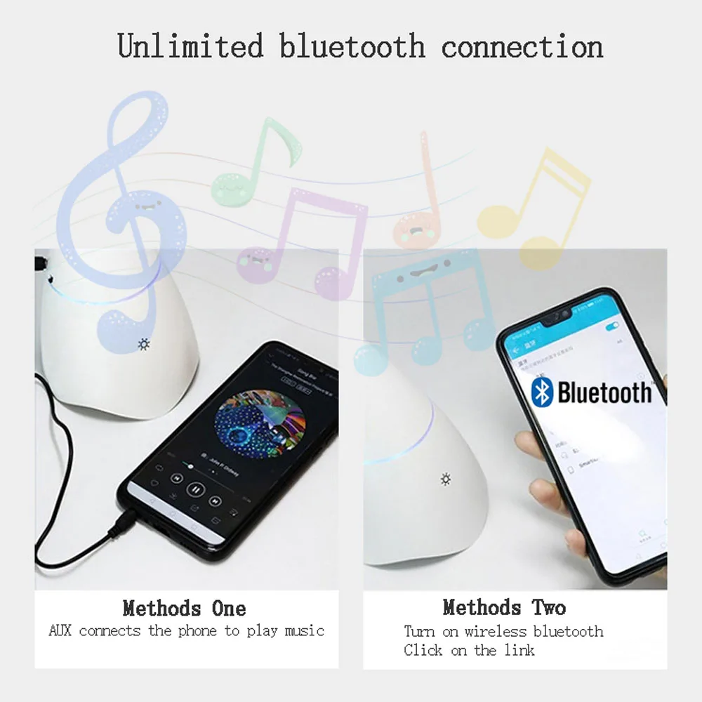 Совершенно новая светодиодная bluetooth музыкальная настольная лампа Студенческая
