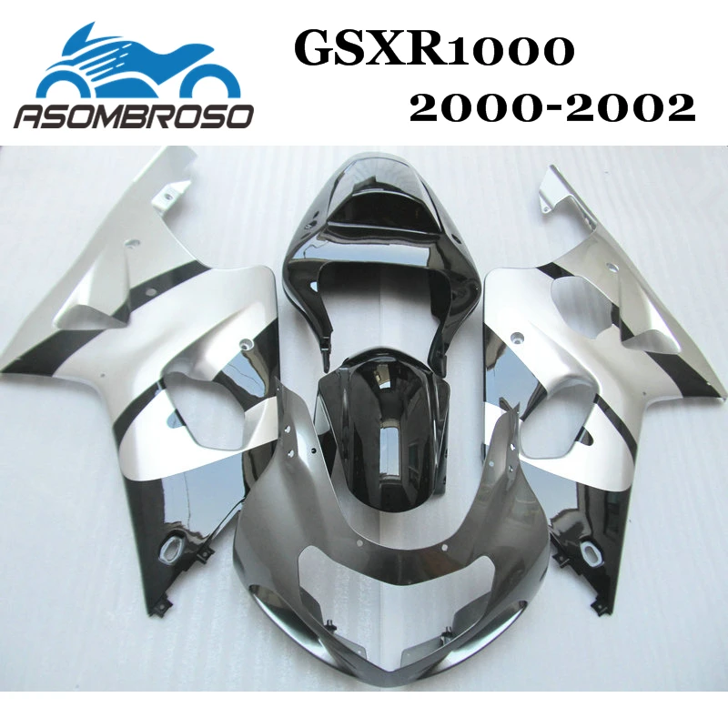Хорошее качество комплекты обтекателей для 2000 2001 2002 Suzuki K2 GSXR1000 00 01 02 GSXR 1000 Черный