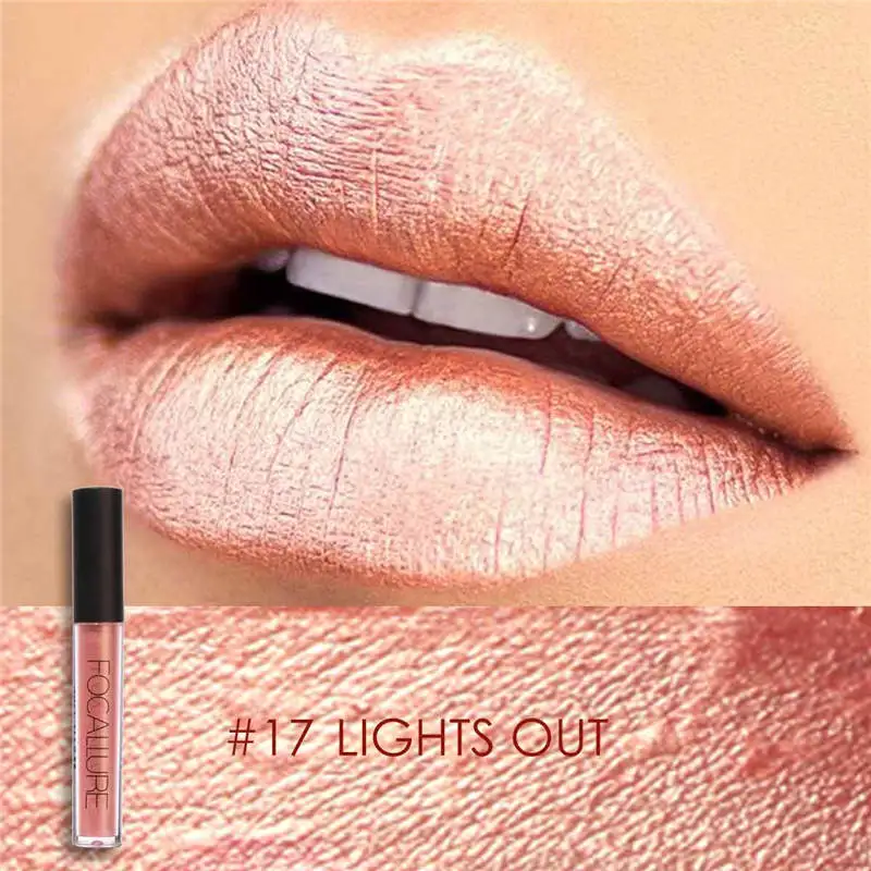 Focallure Matte губная помада Batom водостойкая губная помада гладкая стойкая Косметика стойкая к поцелуям Макияж Губная помада - Цвет: 17
