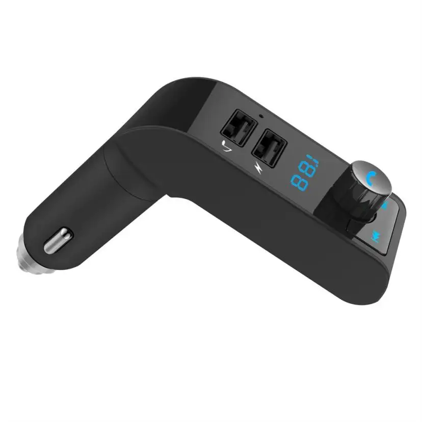 Hiperdeal Новый 2018 HK202 Bluetooth Hands-free автомобильный комплект fm-передатчик MP3-плеер USB