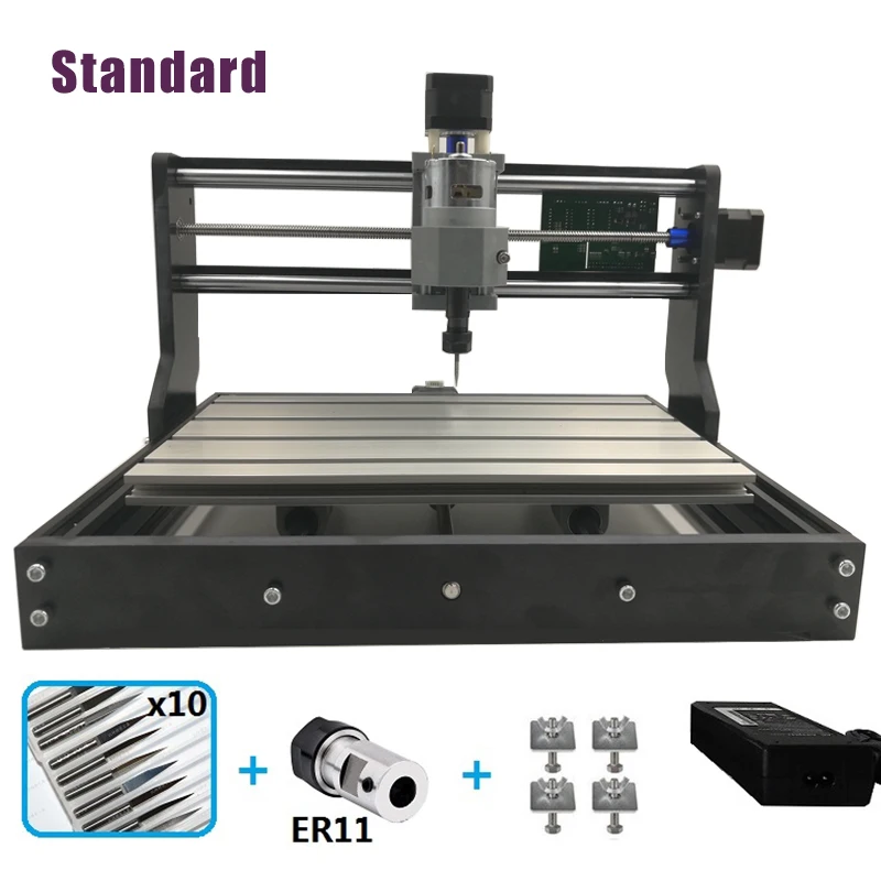 CNC 3018 PRO лазерный гравер древесины ЧПУ маршрутизатор машина GRBL ER11 Хобби DIY гравировальный станок для дерева PCB ПВХ Мини CNC3018 гравер