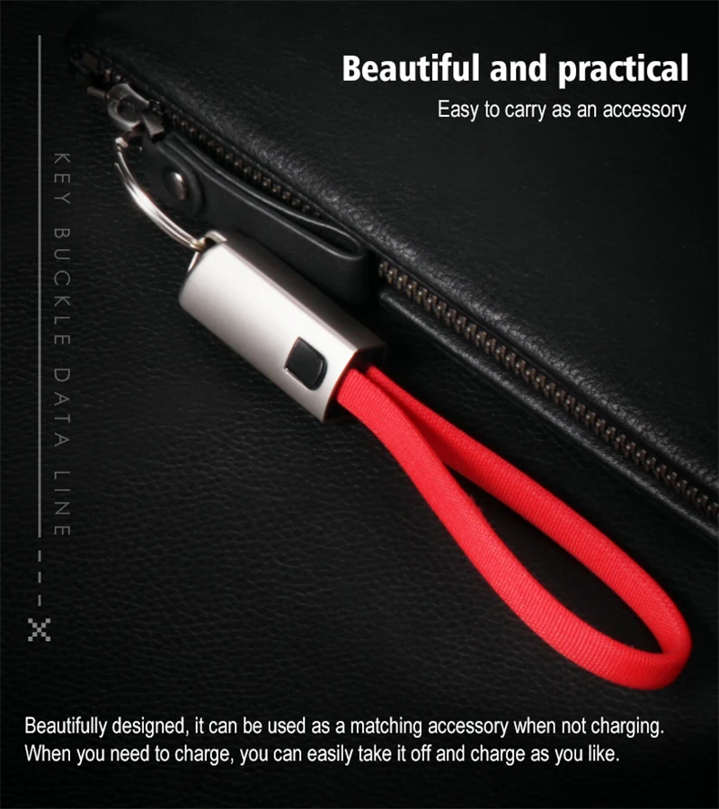 Многофункциональный USB кабель Брелок Micro USB кабель для iPhone XR XS 7 8 зарядный кабель портативный для samsung Galaxy S9 зарядный шнур