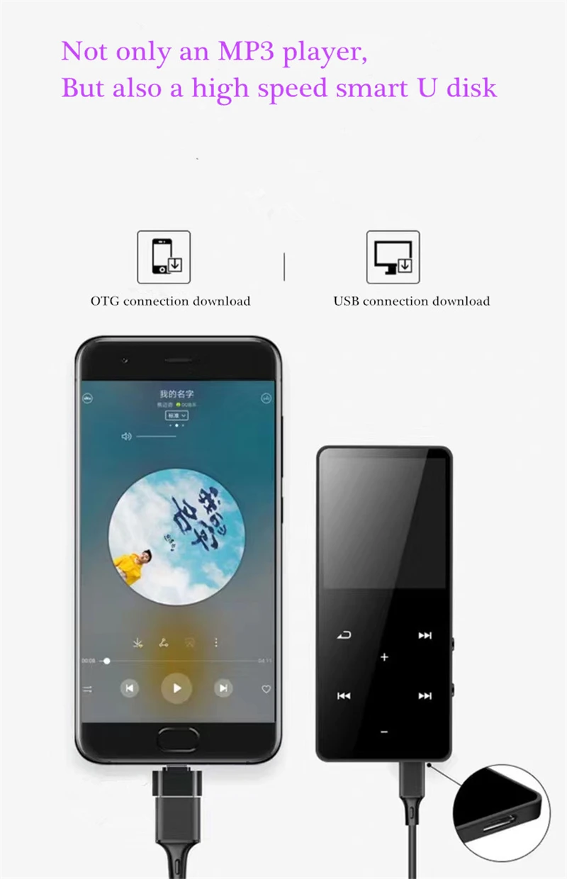 Портативный 4 Гб Сенсорный экран спорт HIFI MP3 музыкальный плеер JS-04 супер-длительный режим ожидания с электронной книгой fm-радио bluetooth Поддержка TF карты