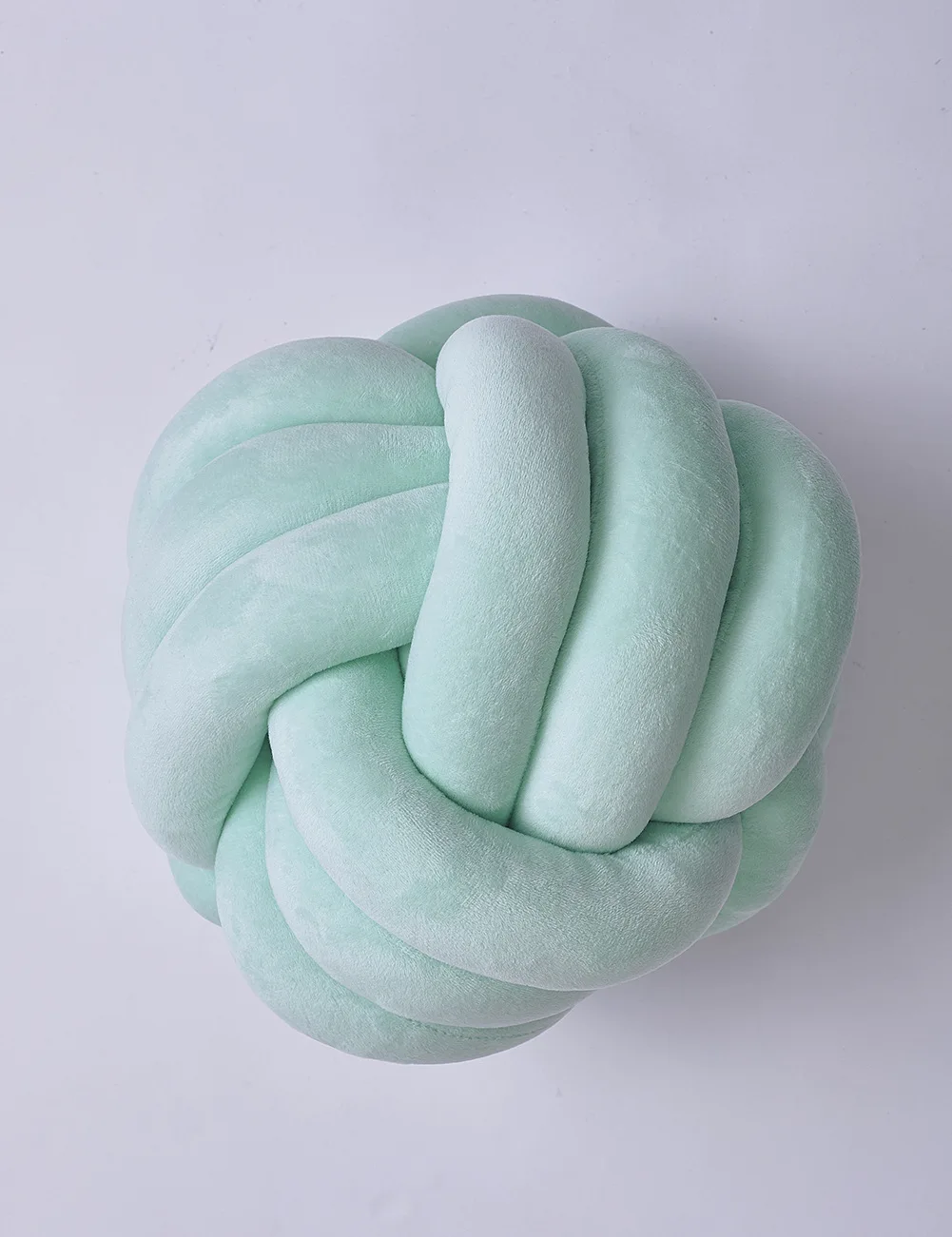 22cm green OLOEY Baby мяч-клубок подушки Детские ручной работы nody узел спокойный сон куклы для детской кроватки детская подушка кровать комната реквизит - Цвет: 22cm green