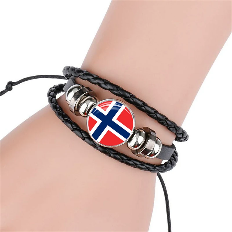 FINLAND NORWAY Швеция Дания Северная Европа Национальный флаг браслет для мужчин и