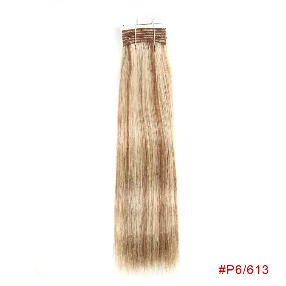 Rebecca бразильские Натуральные Прямые волосы 1 пучок окрашенных# P1B/30# P4/27# P4/30# P27/613 Remy человеческие волосы для наращивания 12-22 дюйма