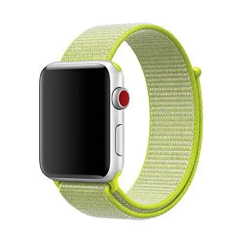Новейший тканый ремешок для Apple Watch нейлоновый спортивный 38 42 40 44 мм ремень iwatch