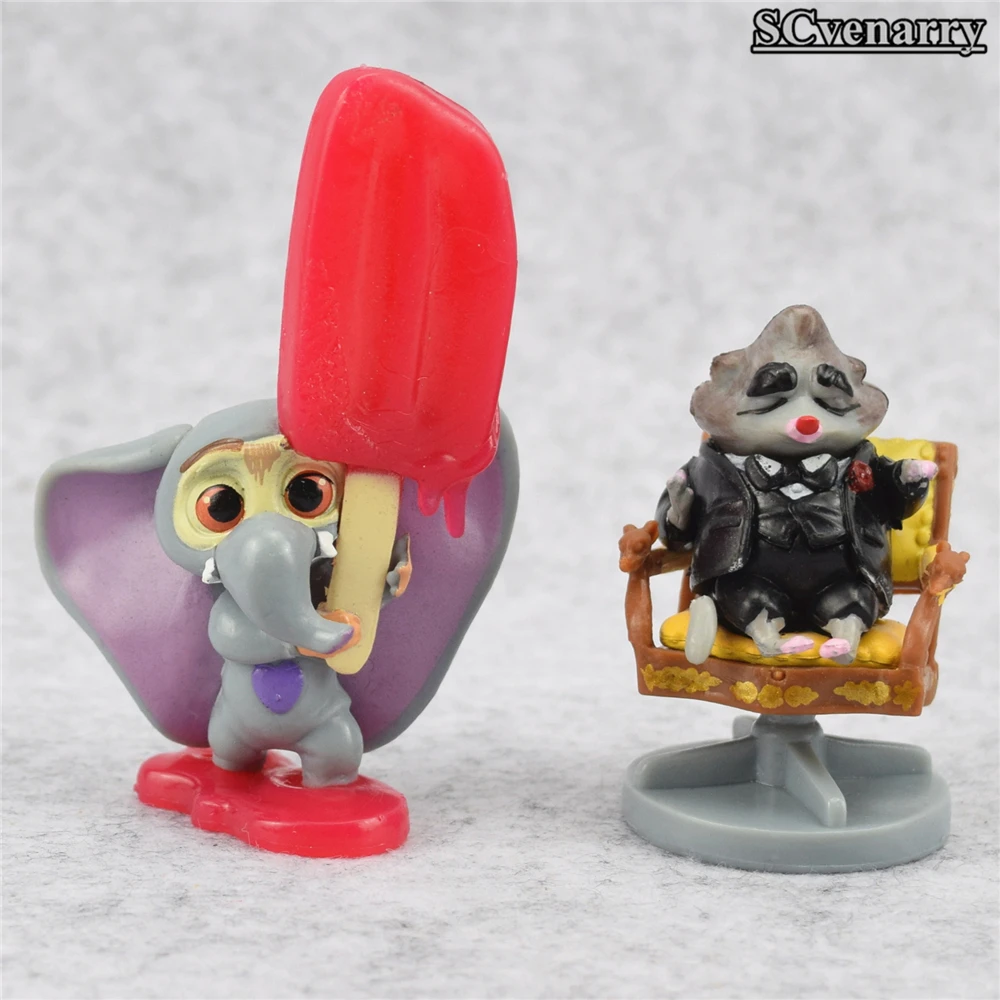 Новый мультфильм зверополис Утопия модели Лис Ник Джуди кролик ПВХ фигурка