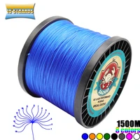 daoud 16 strands 1500m super strong braided fishing wire 60lb 310lb multifilament pe fishing line for ocean rock fshing