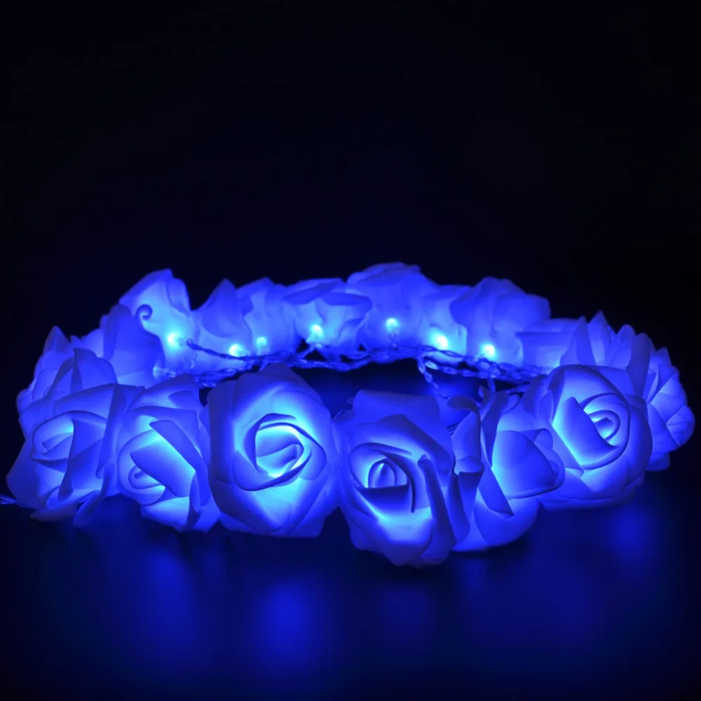 2 м Свадебные украшения светодиодные гирлянды цветок 20 Led батарея мощность