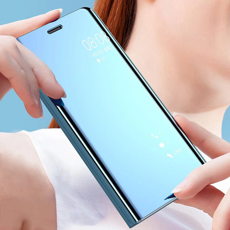 Прозрачные зеркальные Чехлы для телефона Xiaomi 5C F1 Max Mix 2 3 5X 6X 9 8 SE Lite Redmi Note 6 7 5 Pro Plus S2