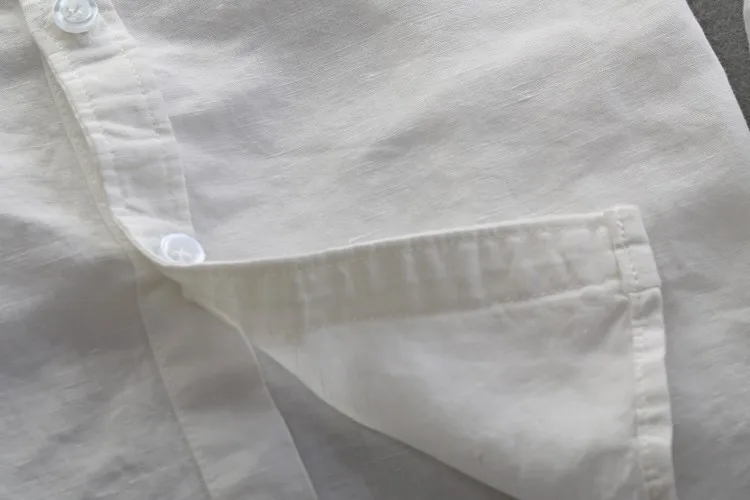 Slim fit Мужская льняная рубашка с длинными рукавами прямой воротник летние повседневные рубашки мужские белые хлопковые льняные рубашки для мужчин m-xxxl