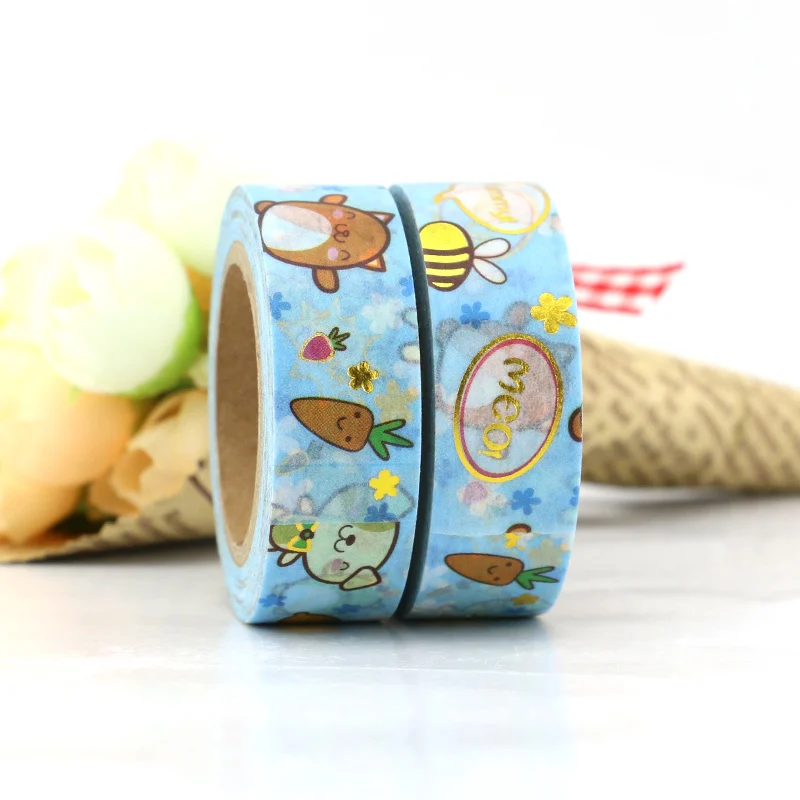 1X Мультфильм милая лента из ПЭТ diy ручной альбом украшения животных ручной отрывной стикер