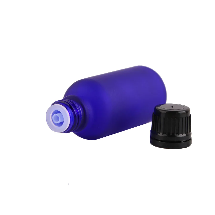 Merx Beauty 17 шт. 45 г винтовая крышка матовая синяя стеклянная бутылка эфирного масла