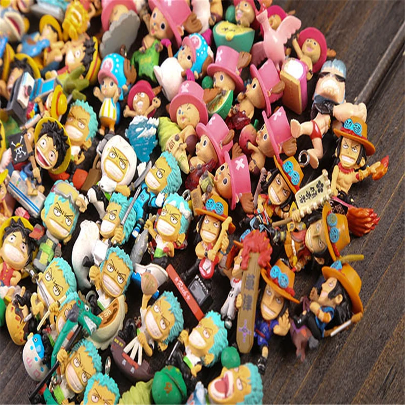 60 стилей frank one piece фигурка из смолы 2 см мини поп Луффи ророноа Зоро Санджи Чоппер