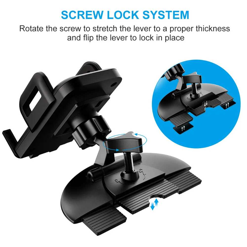 MPOW Универсальное автомобильное крепление для смартфона подставка телефона с