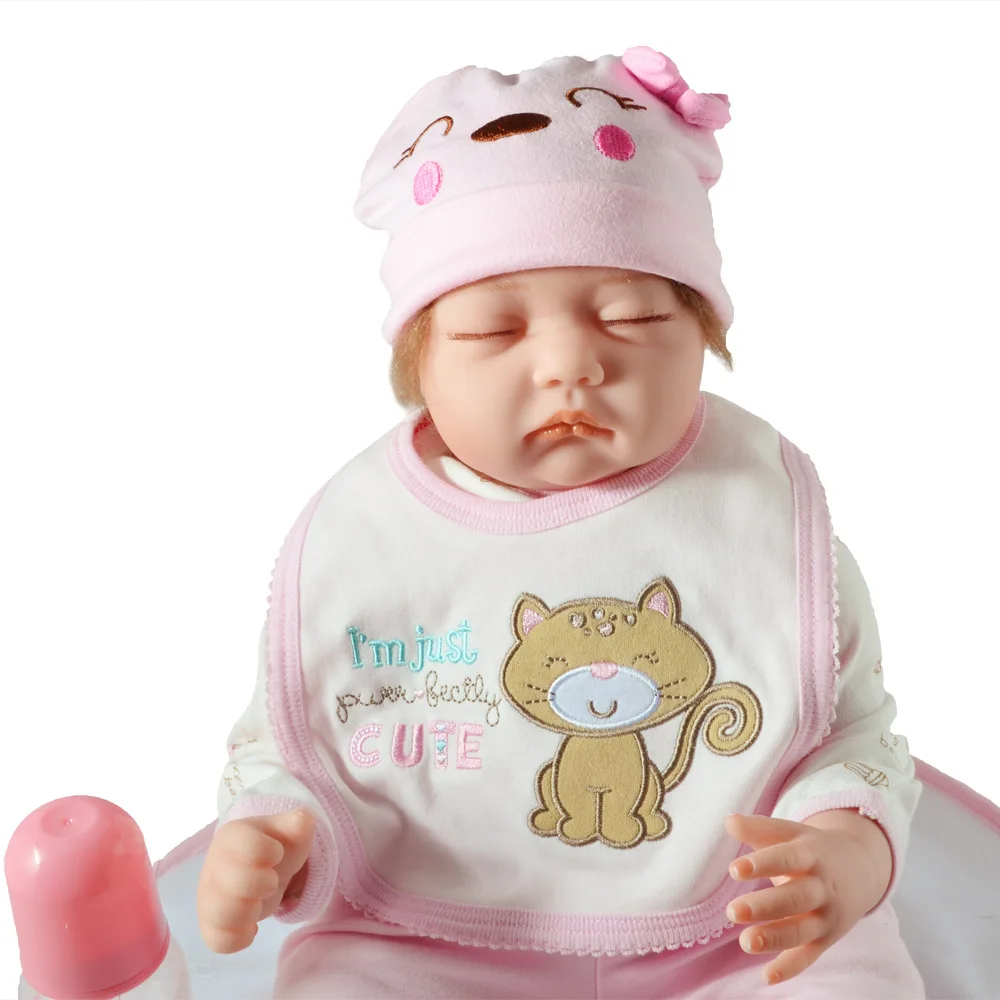 55 см moher Reborn Baby Cloth Body Dolls новинка подарок для ребенка детские игрушки Кукла