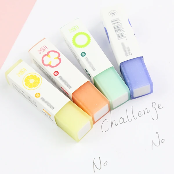 1 шт. Карамельный цвет серии необычный карандашный канцелярские ластик из