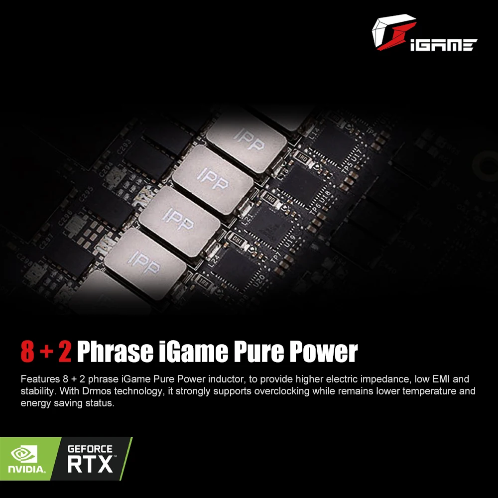 Красочная графическая карта iGame RTX 2060 Ultra OC GDDR6 Nvidia GPU 6G 1680MHz GeForce видеокарта Placa De Video HDMI для игрового ПК