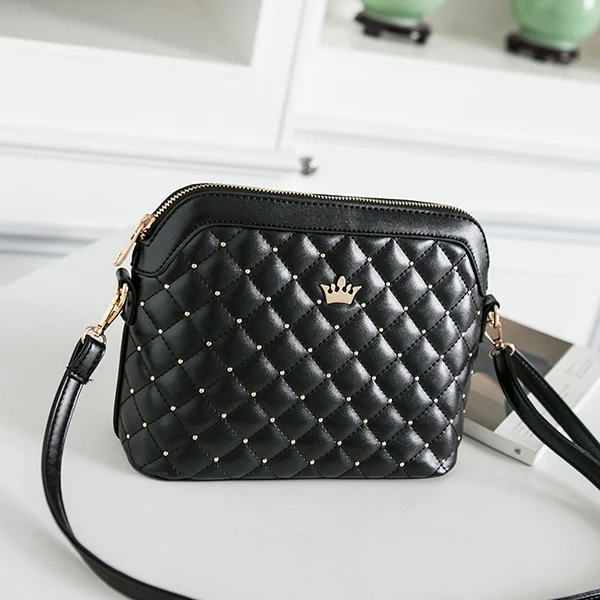 Сумки для Для женщин женская кожаная сумка на плечо сумка Bolsos Torebki; искусственная кожа; Прямая(дропшиппинг); Damskie сумка-мессенджер сумки-шопперы для женщин Schoudertas Dames K019 - Цвет: Черный